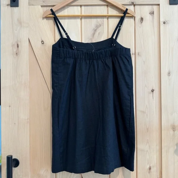 Abercrombie Linen-Blend Button Skort - Picture 6 of 10